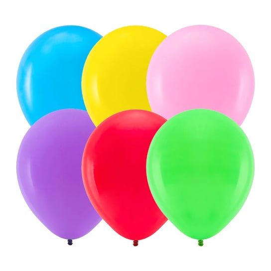 Balony Lateksowe Mix Kolorów 10 Szt. 27 Cm Inna marka