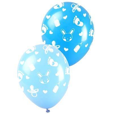 Balony lateksowe na Baby Shower dla chłopca 28cm, 5 szt. Arpex