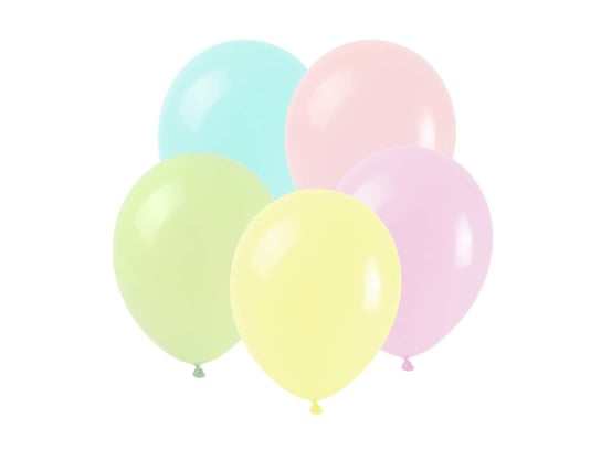 Balony lateksowe pastelowe mix kolorów - 25 cm - 8 szt. Arpex