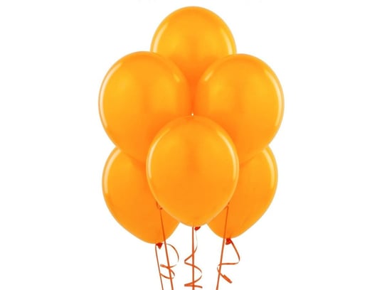 Balony lateksowe pastelowe pomarańczowe - średnie - 25 szt. BELBAL