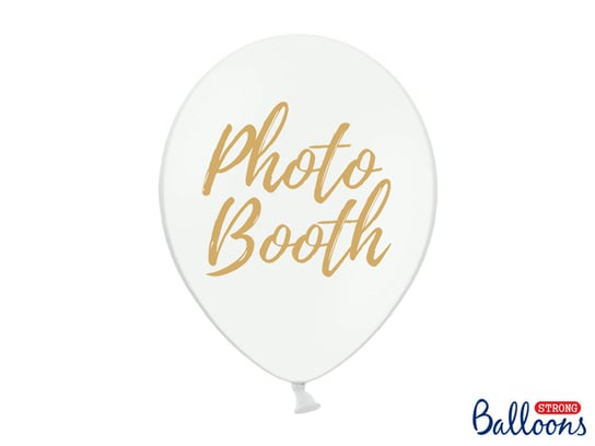 Balony lateksowe, Photo Booth, 12", 50 sztuk Strong