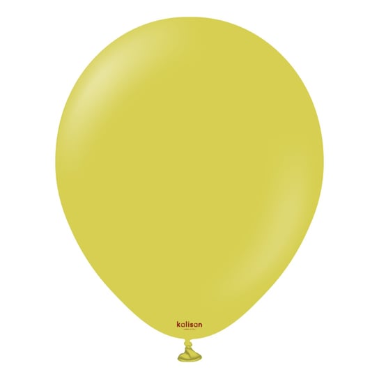 Balony lateksowe Retro Olive, zielony 13 cm, 100 szt. Flowballoons
