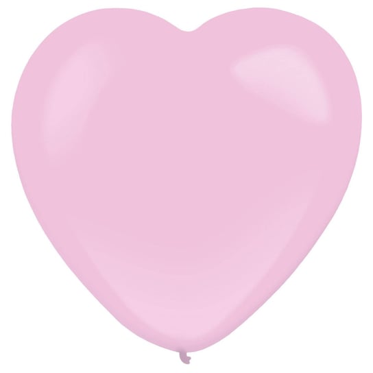 Balony Lateksowe Serca Pastel różowy 30cm, 50 szt. GRABO