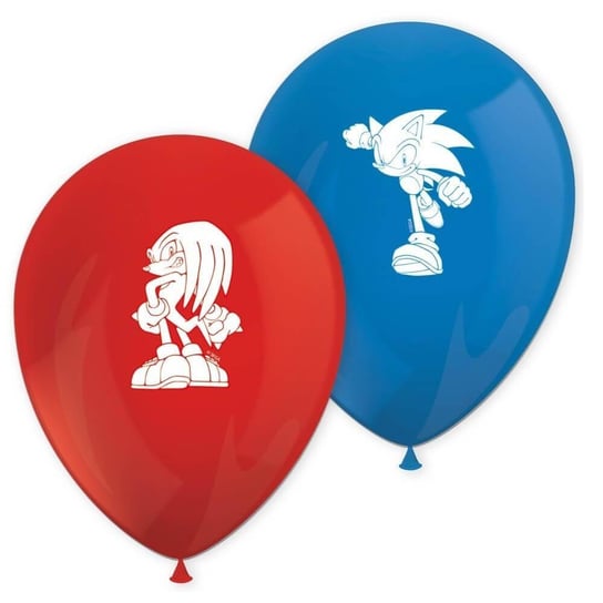 Balony lateksowe Sonic, 8szt Procos