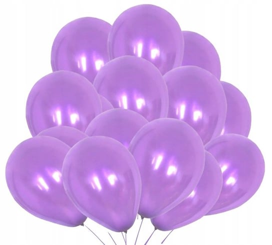 Balony metaliczne, j. fioletowy, bright violet 50 szt. somgo