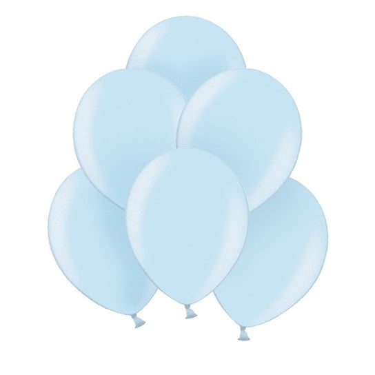 Balony metaliczne, strong 27cm, 20szt, błękitne NiebieskiStolik