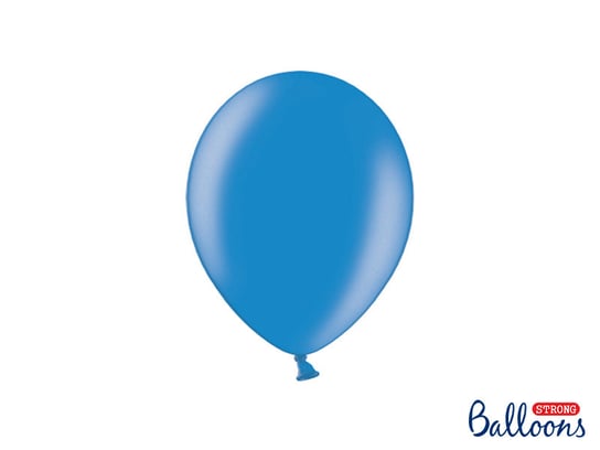 Balony, Metallic, niebieskie, 9", 100 sztuk Strong