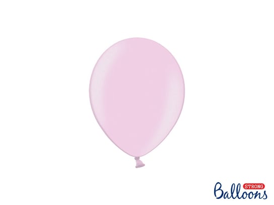 Balony, Metallic, różowe, 5", 100 sztuk Strong