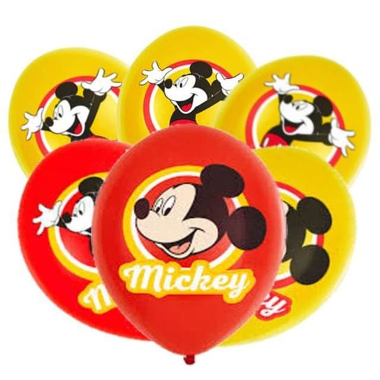 Balony, Mickey Mouse, 11", 6 sztuk Amscan