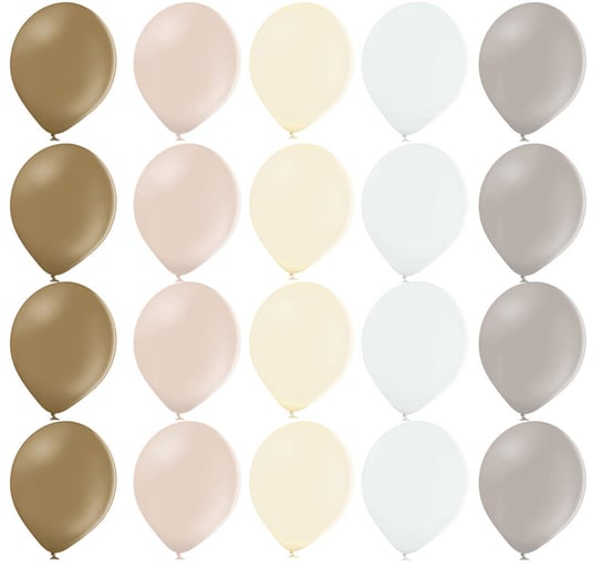 Balony mix kolory natury 20 szt. somgo