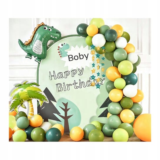Balony Na Urodziny Dinozaur Urodzinowe Dekoracje Midex