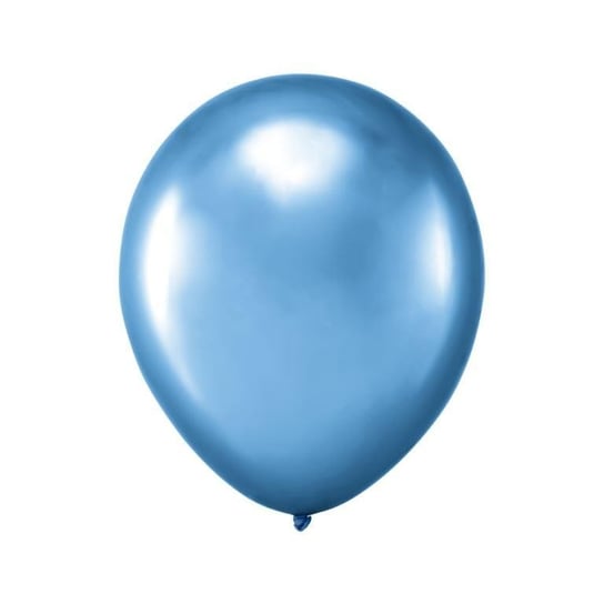 Balony - niebieskie chrom 30 cm - 5 sztuk PartyPal