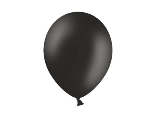 Balony, pastel, 10", czarne, 100 sztuk BELBAL
