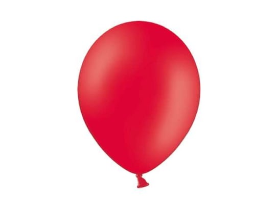 Balony, pastel, 10", czerwone, 100 sztuk BELBAL
