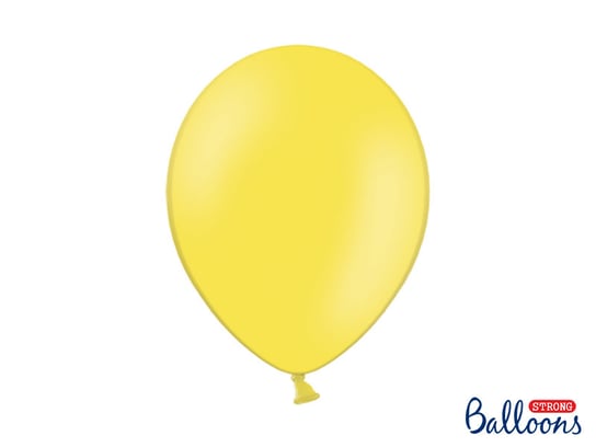 Balony, Pastel, żółte, 12", 50 sztuk Strong