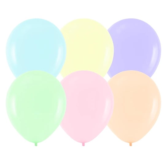 Balony Pastelowe 10 Cali 50 Sztuk Mix Kolorów Inna marka