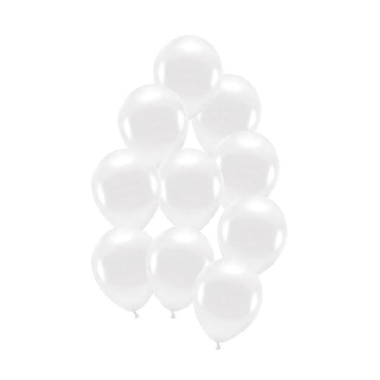 Balony pastelowe białe 23cm - 10 sztuk Inna marka