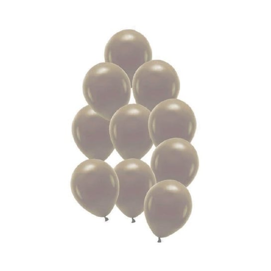 Balony pastelowe kawowe 23cm - 10 sztuk Inna marka
