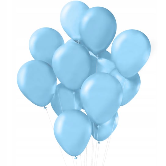 Balony pastelowe, matowe, j. niebieski, sky blue 2x50 szt. (100 szt.) somgo