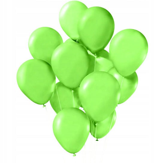 Balony pastelowe, matowe, j. zielony, seledynowy, apple green 2x50 szt.(100 szt.) somgo