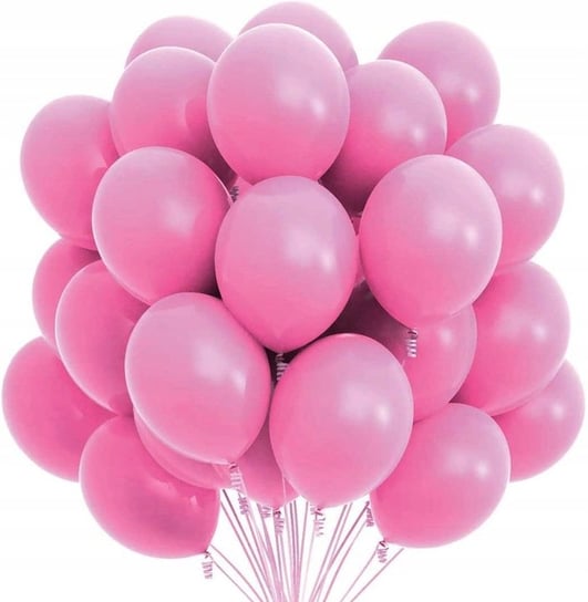 Balony pastelowe, matowe, różowe, pink rose 2x50 szt.(100 szt.) somgo