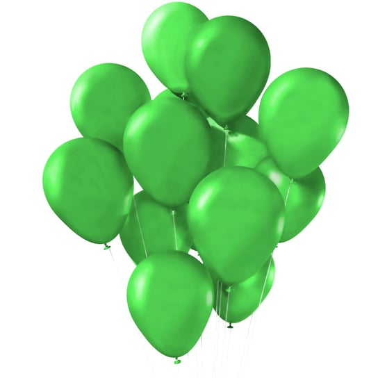 Balony pastelowe, matowe, zielony, forest green 2x50 szt.(100 szt.) somgo