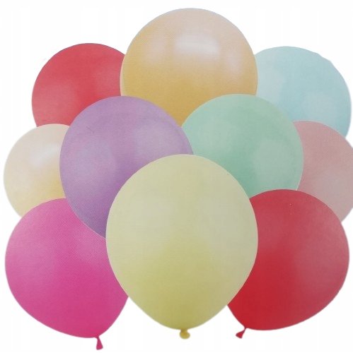 Balony pastelowe wesela urodziny 30cm zestaw 10szt Galaxy