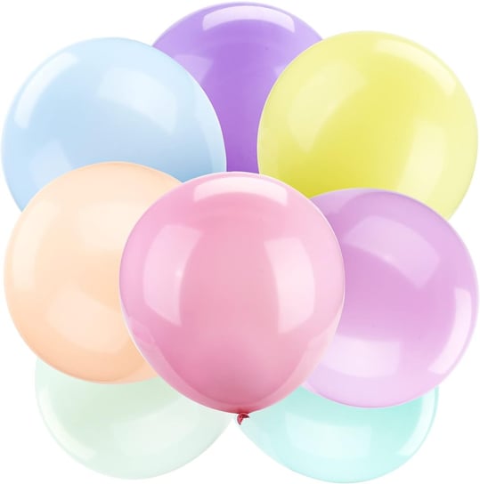 Balony Pastelowe Zestaw 20 Szt Wielokolorowe Urodzinowe Lateksowe Inna marka