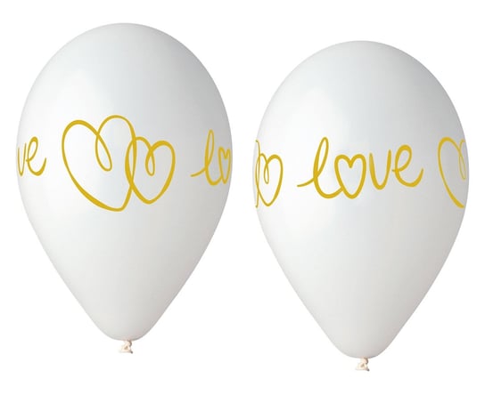 Balony Premium, Love, 5 sztuk Gemar