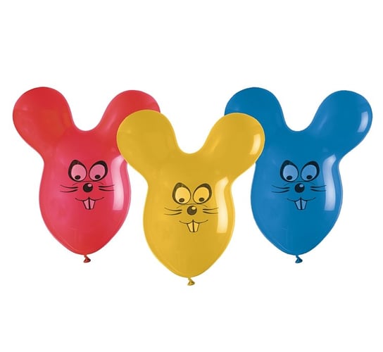 Balony premium, myszki, 65 cm, 3 sztuki GoDan