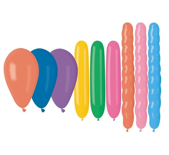 Balony Premium, różne kształty, 15 sztuk GoDan
