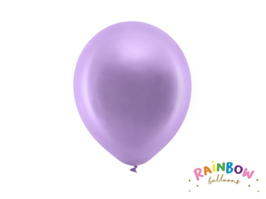Balony Rainbow 23cm Metalizowane, Fiolet (1 Op. / 10 Szt.) Party Deco