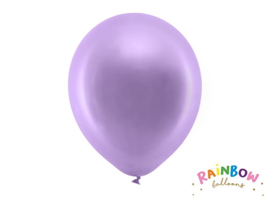 Balony Rainbow 30cm Metalizowane, Fiolet (1 Op. / 100 Szt.) Party Deco