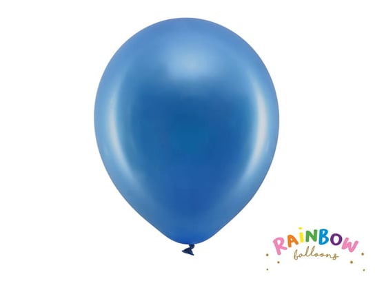 Balony Rainbow 30cm Metalizowane, Granat (1 Op. / 100 Szt.) Party Deco