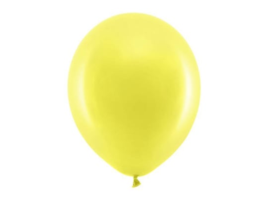 Balony rainbow pastelowe, żółte, 30 cm, 100 szt. Party Deco