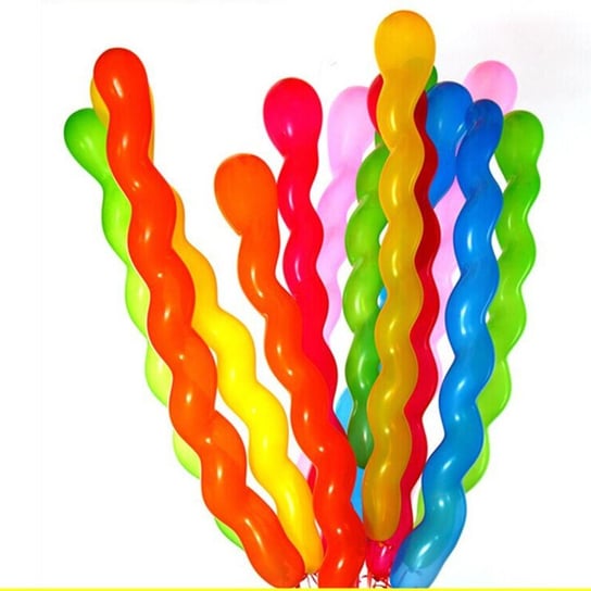 Balony Rurki Włoskie Świderki Spiralne - 40szt Inna marka
