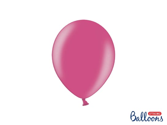 Balony Strong, 23 cm, Metallic Hot Pink, 100 sztuk Inna marka