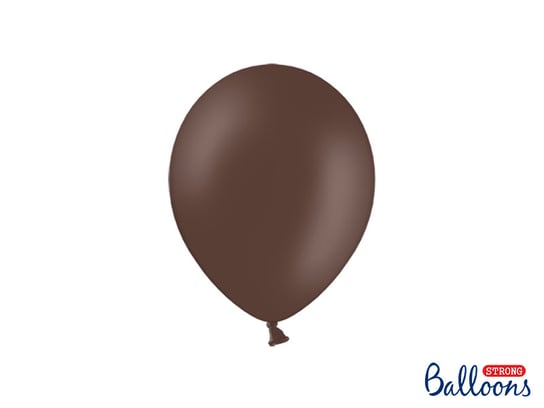 Balony Strong, 23 cm, Pastel Cocoa Brown, 100 sztuk Inna marka