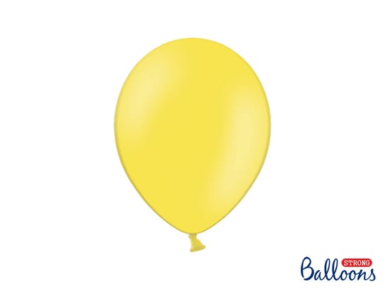 Balony Strong, 27 cm, Pastel Lemon Zest, 100 sztuk PartyDeco