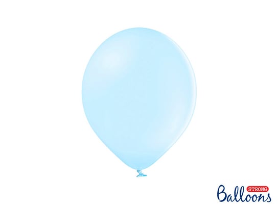 Balony, Strong, Pastel Light Blue, 11", 10 sztuk PartyDeco
