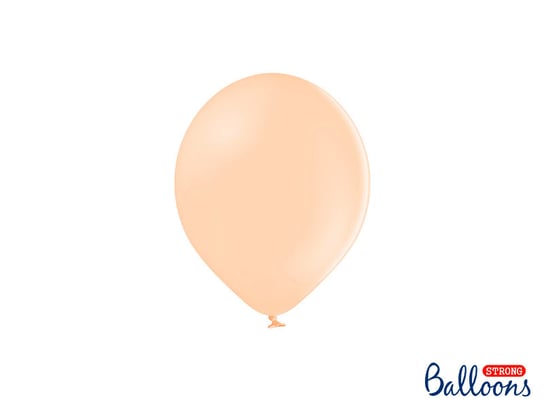 Balony, Strong, Pastel Light Peach, 5", 100 sztuk Inna marka