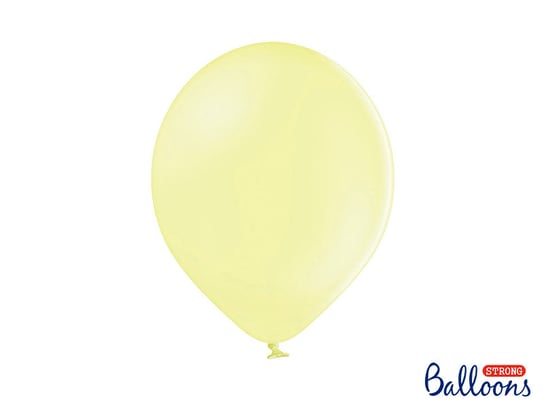 Balony, Strong, Pastel Light Yellow, 12", 100 sztuk Inna marka