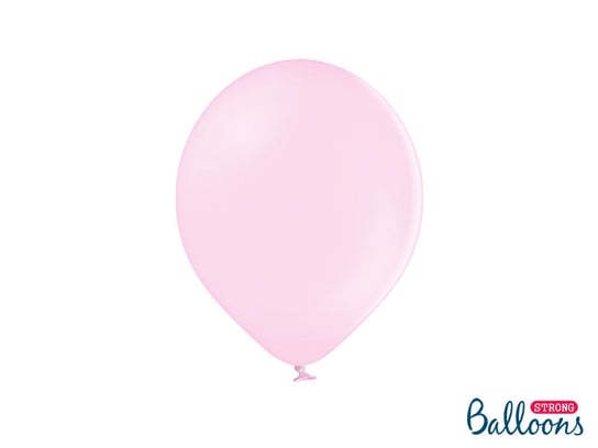 Balony, Strong, Pastel Pale Pink, 11", 10 sztuk PartyDeco