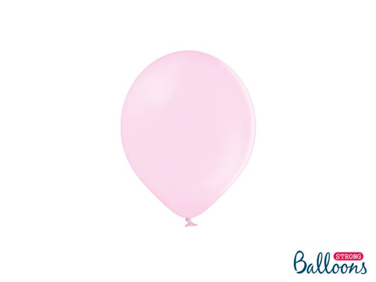 Balony, Strong, Pastel Pale Pink, 5", 100 sztuk Inna marka