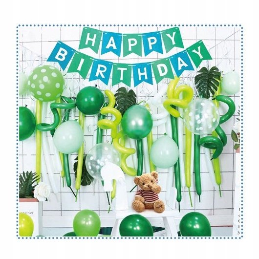 Balony Urodzinowe Zestaw 45Szt Girlanda Urodziny Midex