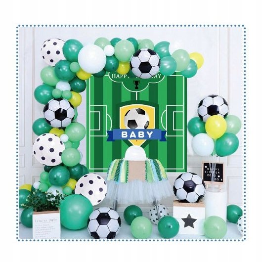 Balony Urodzinowe Zestaw 65Szt Urodziny Piłkarza Midex