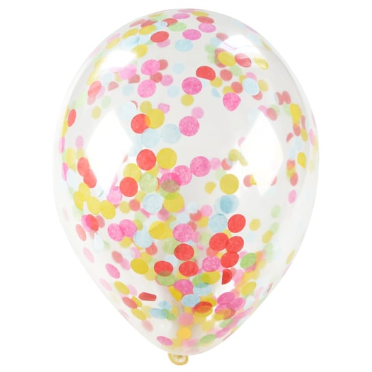 Balony z kolorowym konfetti (5 szt.) Arpex