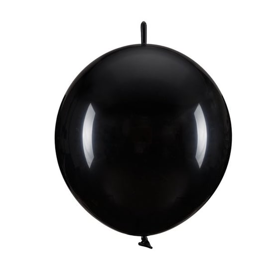 Balony Z Łącznikiem,33 Cm, W Kolorze Czarnym 20 Szt Ścianka Girlanda Inna marka