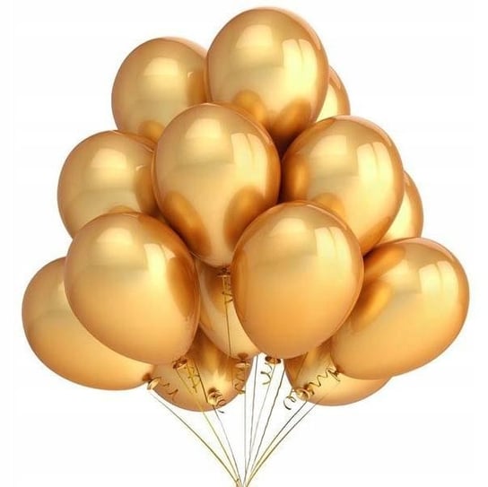 Balony Złote Duże I Profesjonalne Na Komunie 50Szt Inna marka