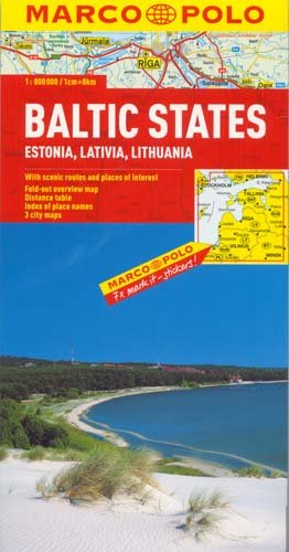 Baltic States 1:800 000 Opracowanie zbiorowe